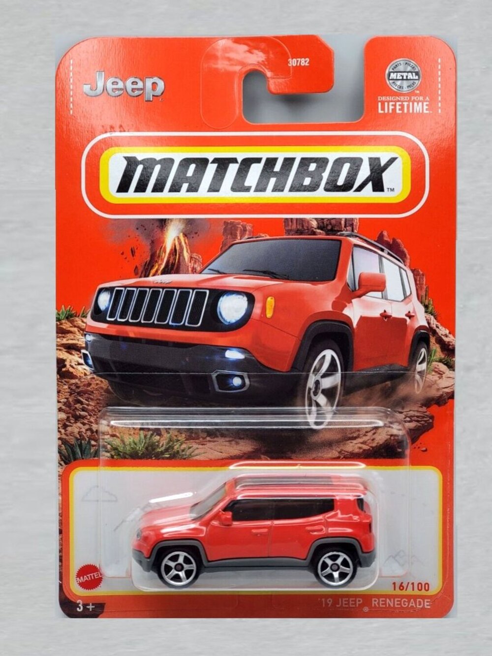 Matchbox 19 Jeep Renegade Orange